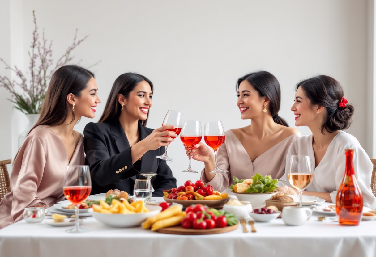 image of guests enjoying events (for a chinese restaurant)