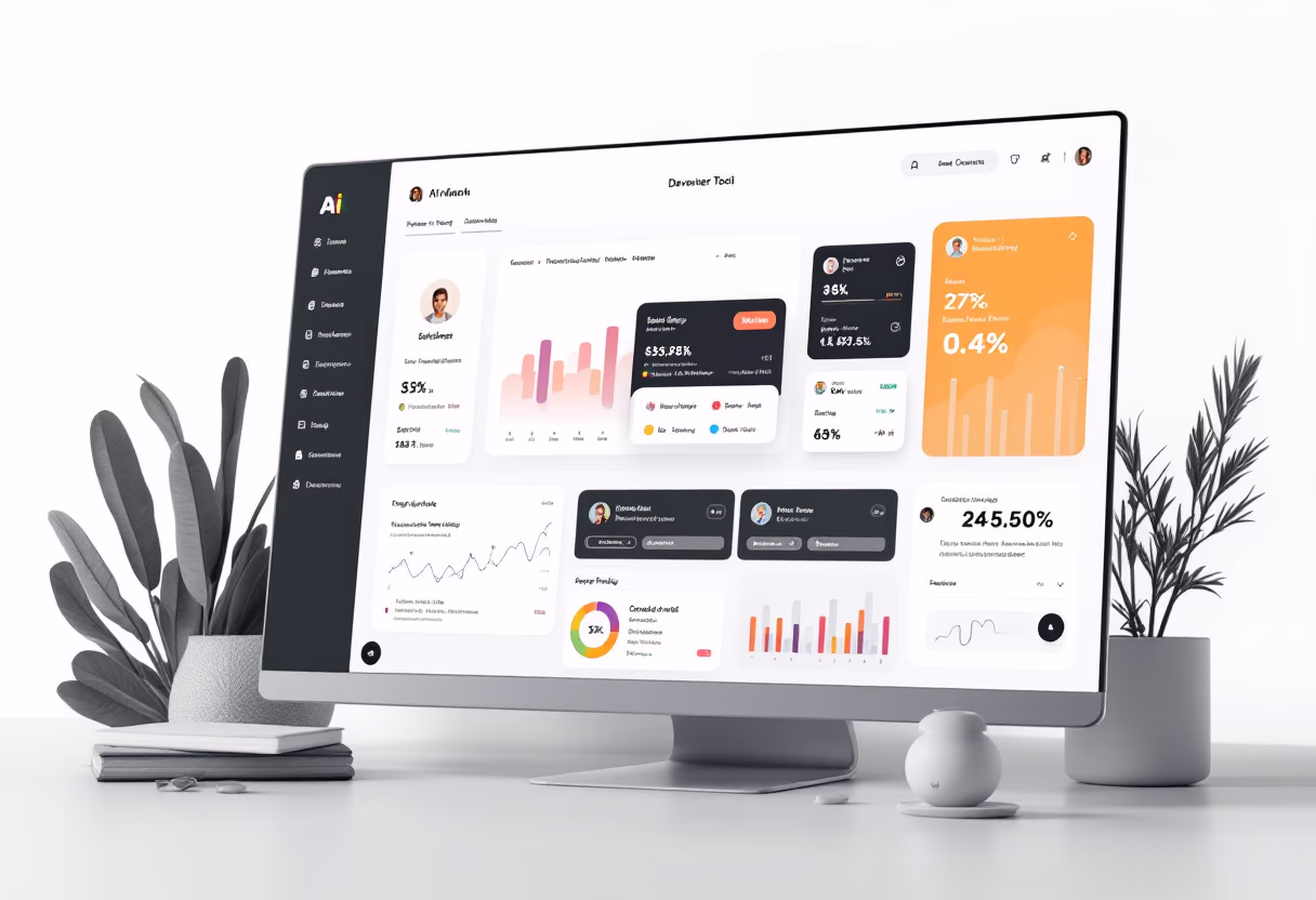 [interface] screenshot of core features (for an ai developer tools)