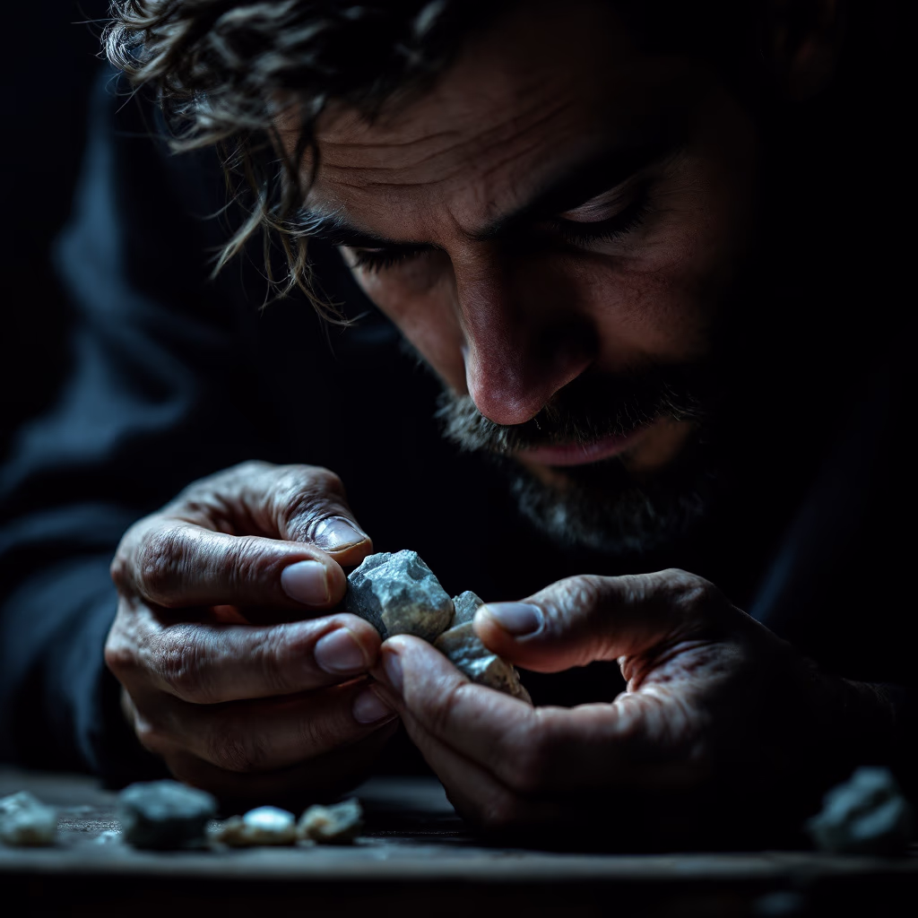 [team] image of designer in studio (for a jewelry store)