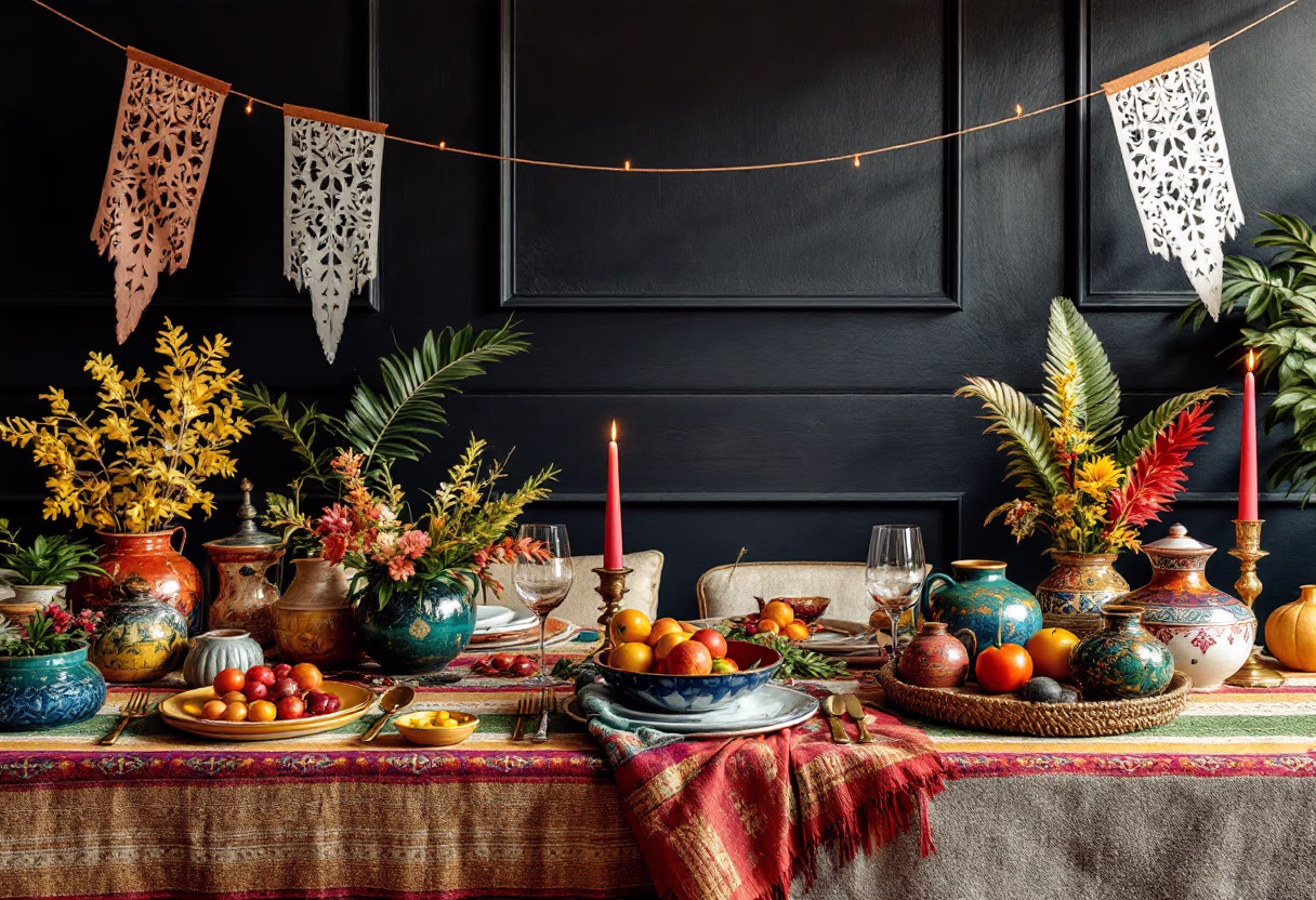 image of fiesta decorations (for a mexican restaurant)