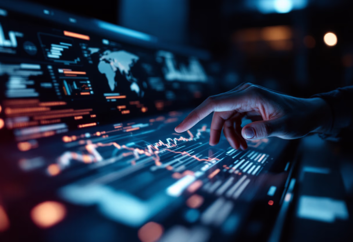 image of students engaging with the software