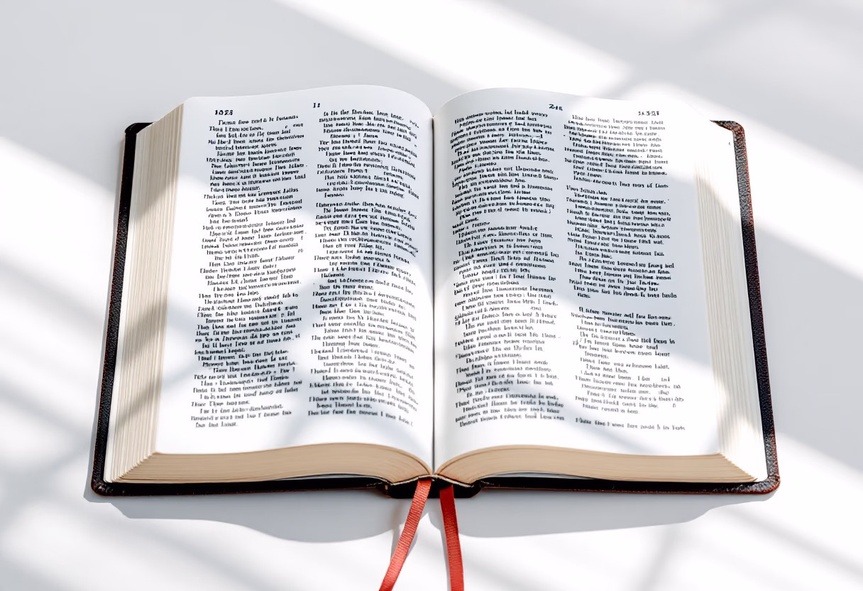 image of open bible (for a church & cathedral)