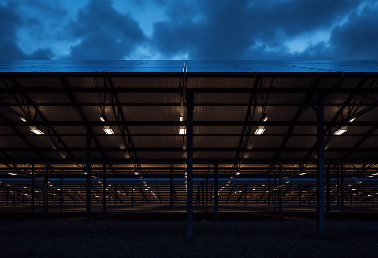 image of commercial solar installations