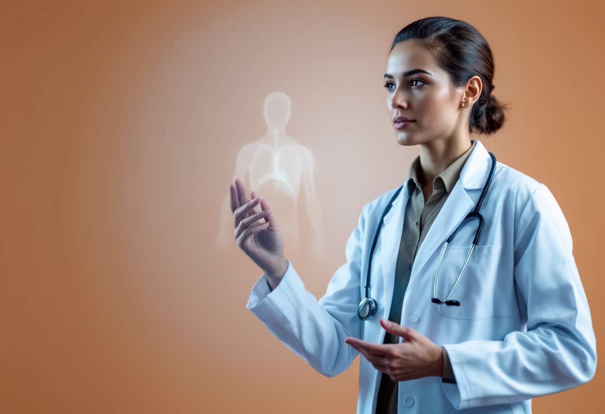 image of ar/vr experience in healthcare (for an ar/vr business)