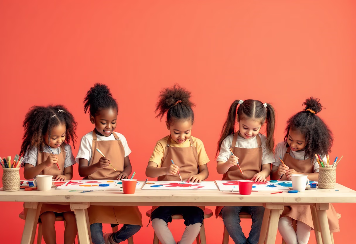 image of children playing in a daycare setting