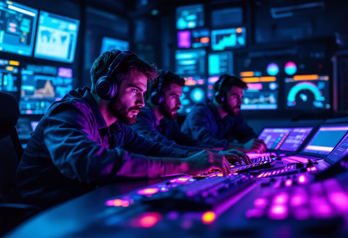 image of a traffic control center (for a mobility and transportation)