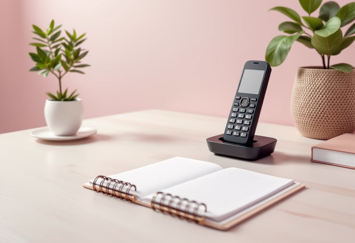[background image] image of telephone and notepad (for a home inspector)