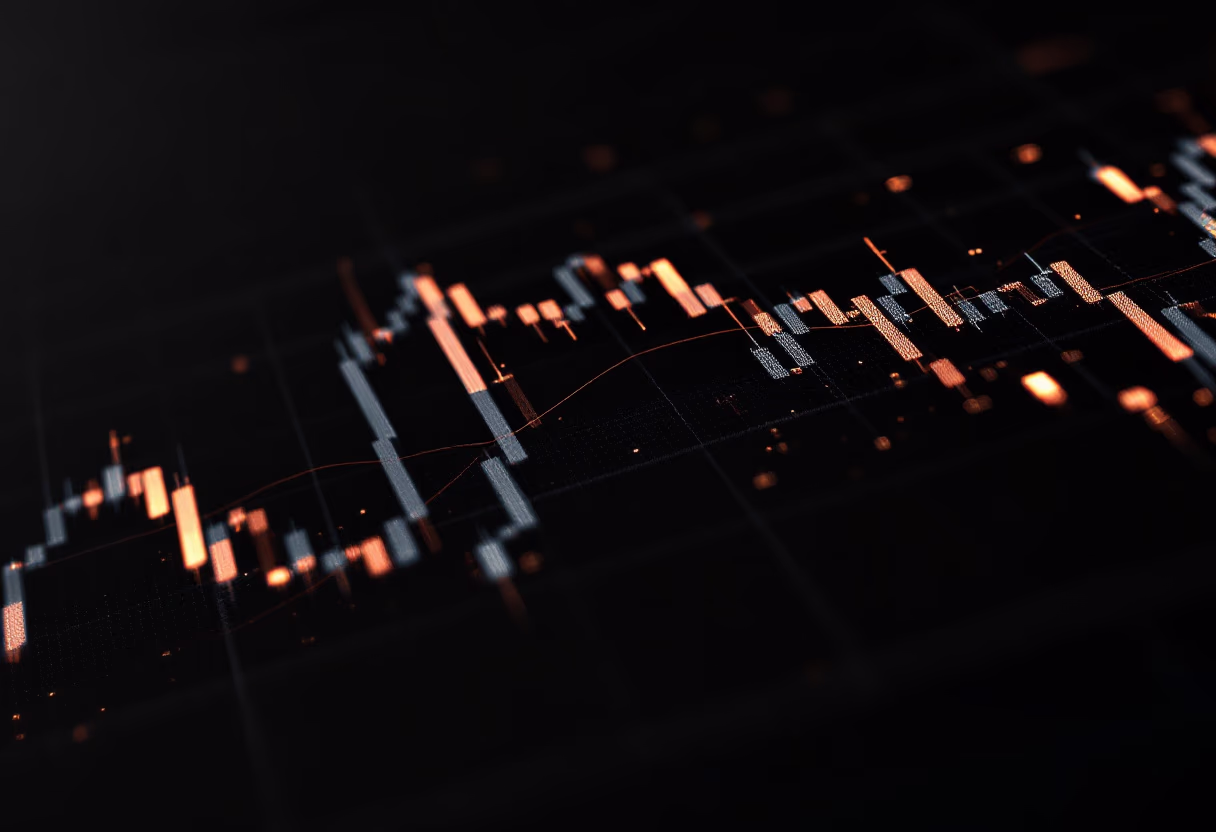 image of stock market graphs