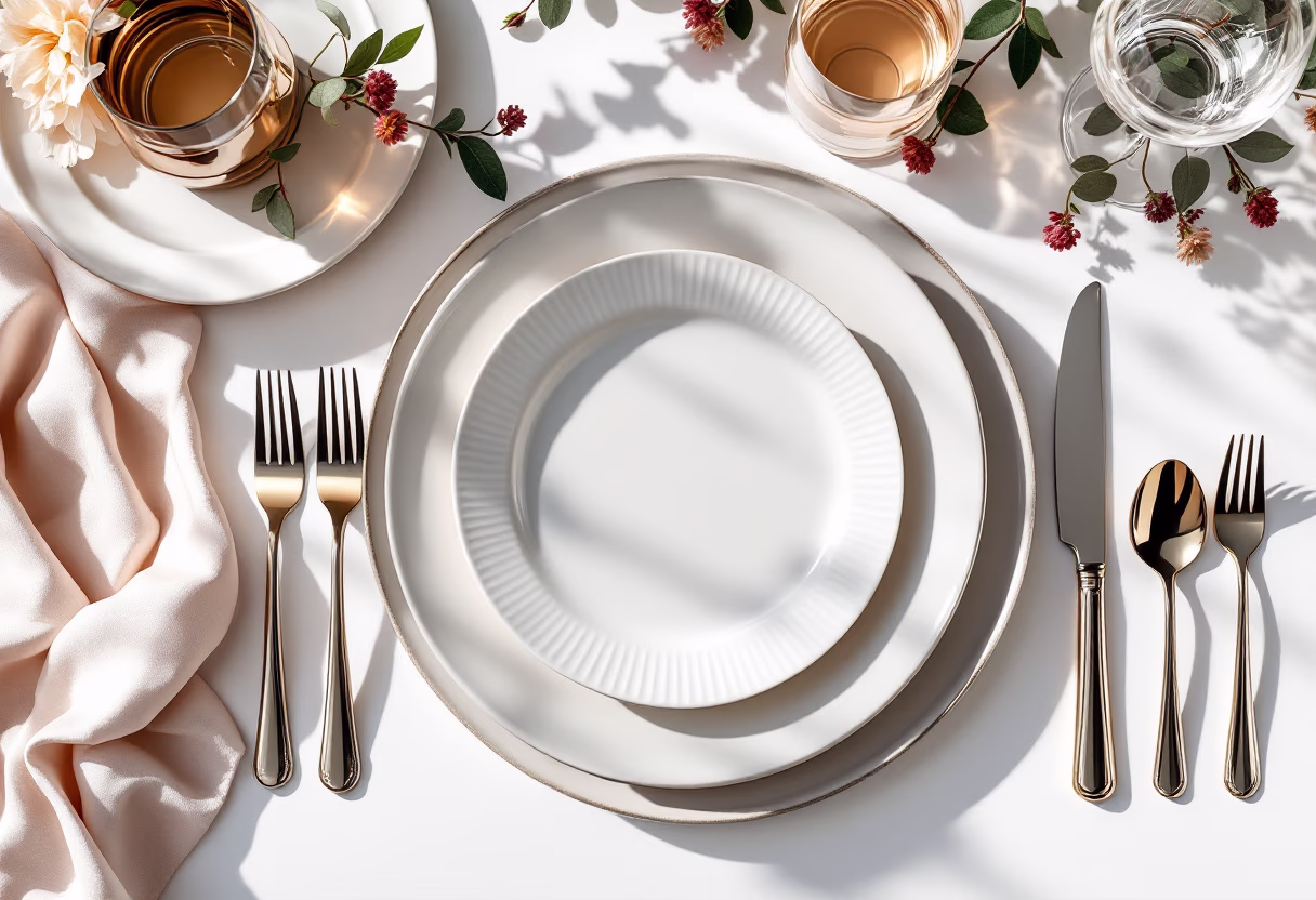[background image] image of refreshed place setting (for a fine dining restaurant)