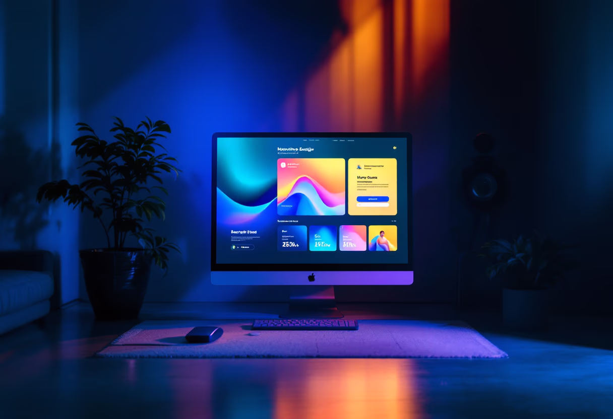 [digital project] image of a digital branding project (for a web development agency)