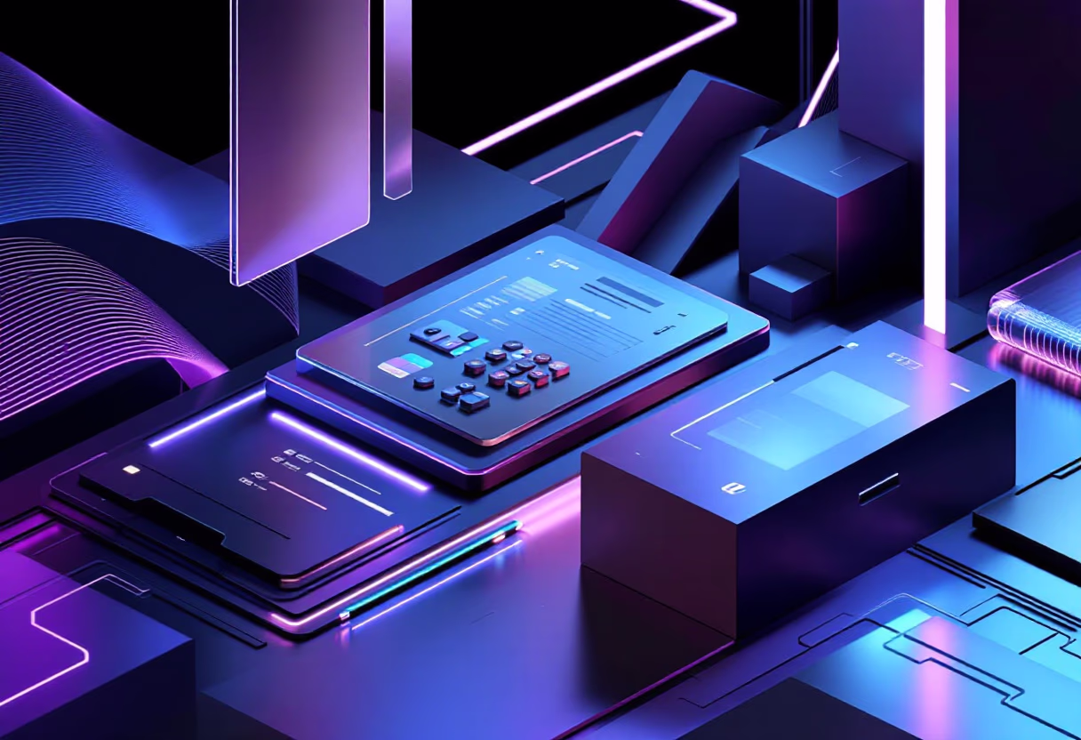 [digital project] image of case file interface with futuristic elements (legal tech)