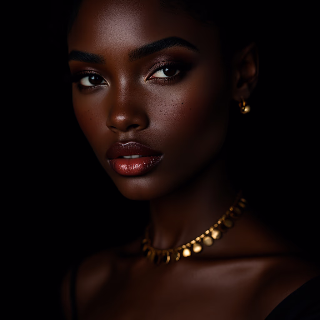 [headshot] image of customer (for a jewelry store)