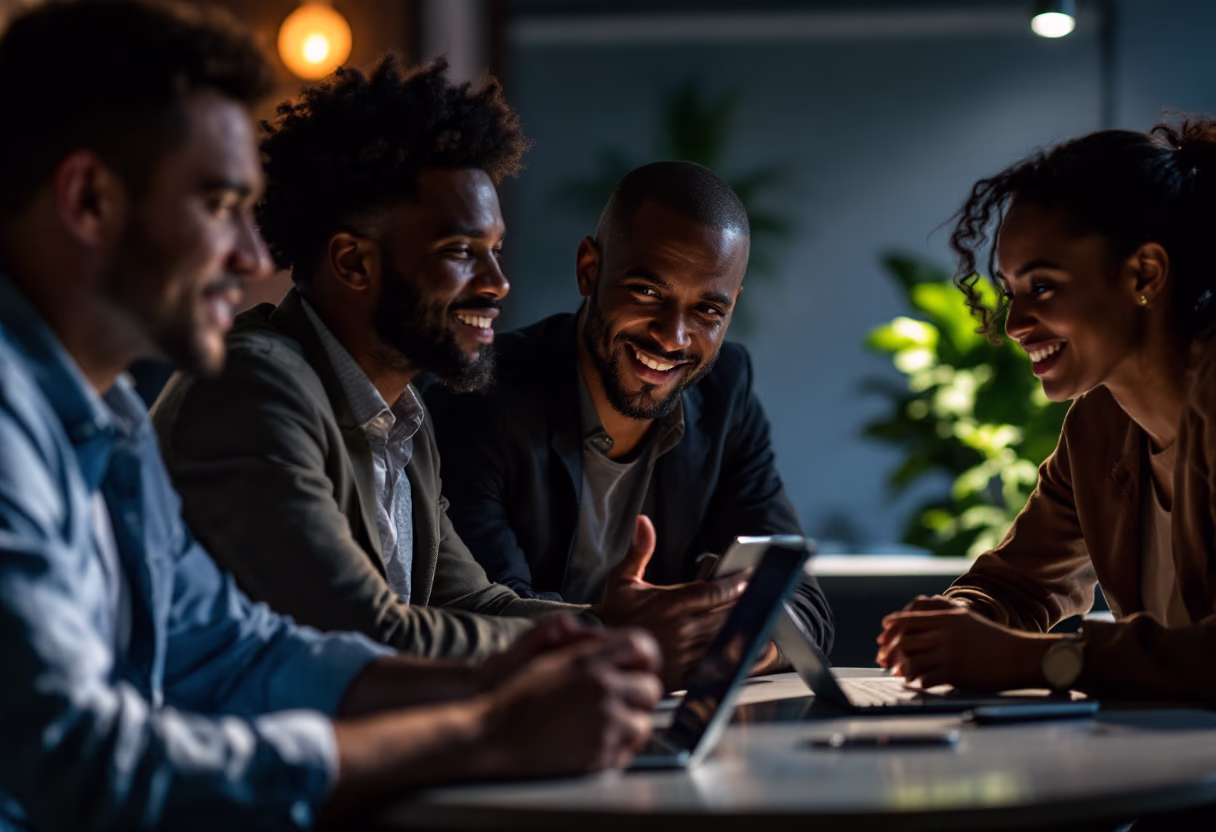 image of networking event (for a hr tech)