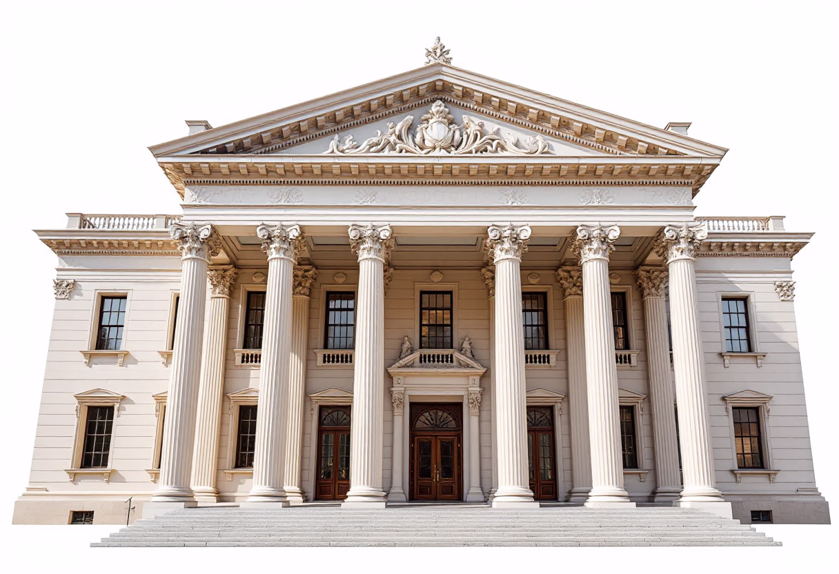 image of a historic courthouse (for a legal tech)