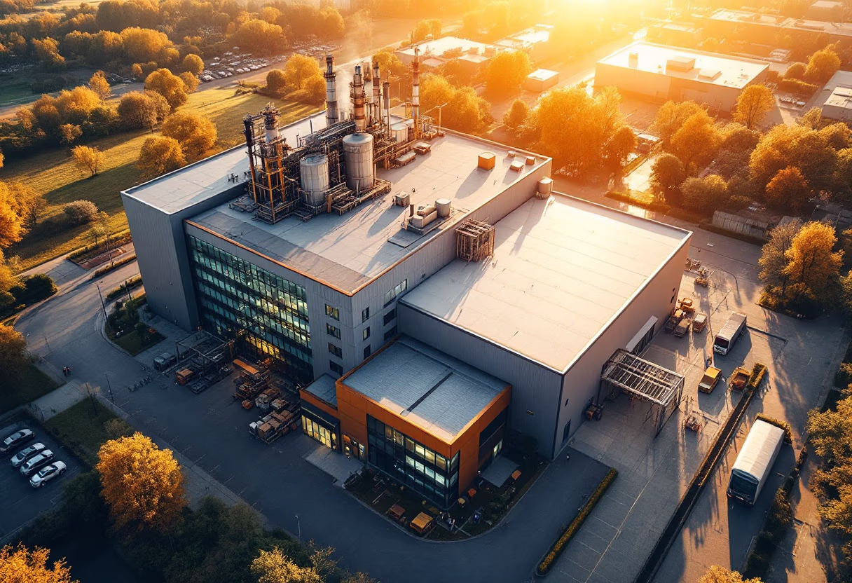image depicting company headquarters (for a manufacturing plant)