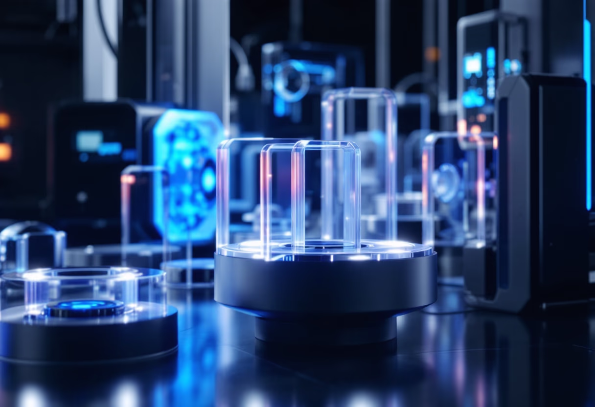 image of factory equipment (for a manufacturing plant)