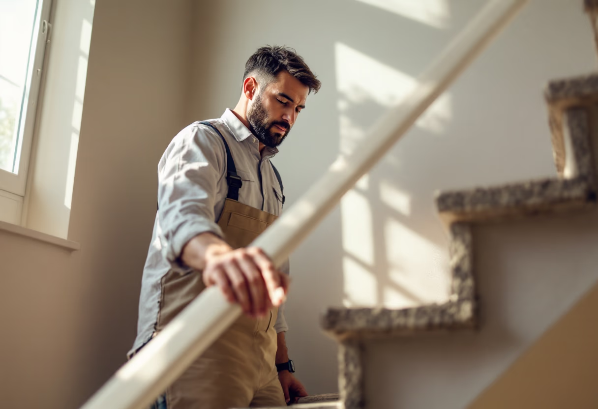 image of safety hazard identification (for a home inspector)