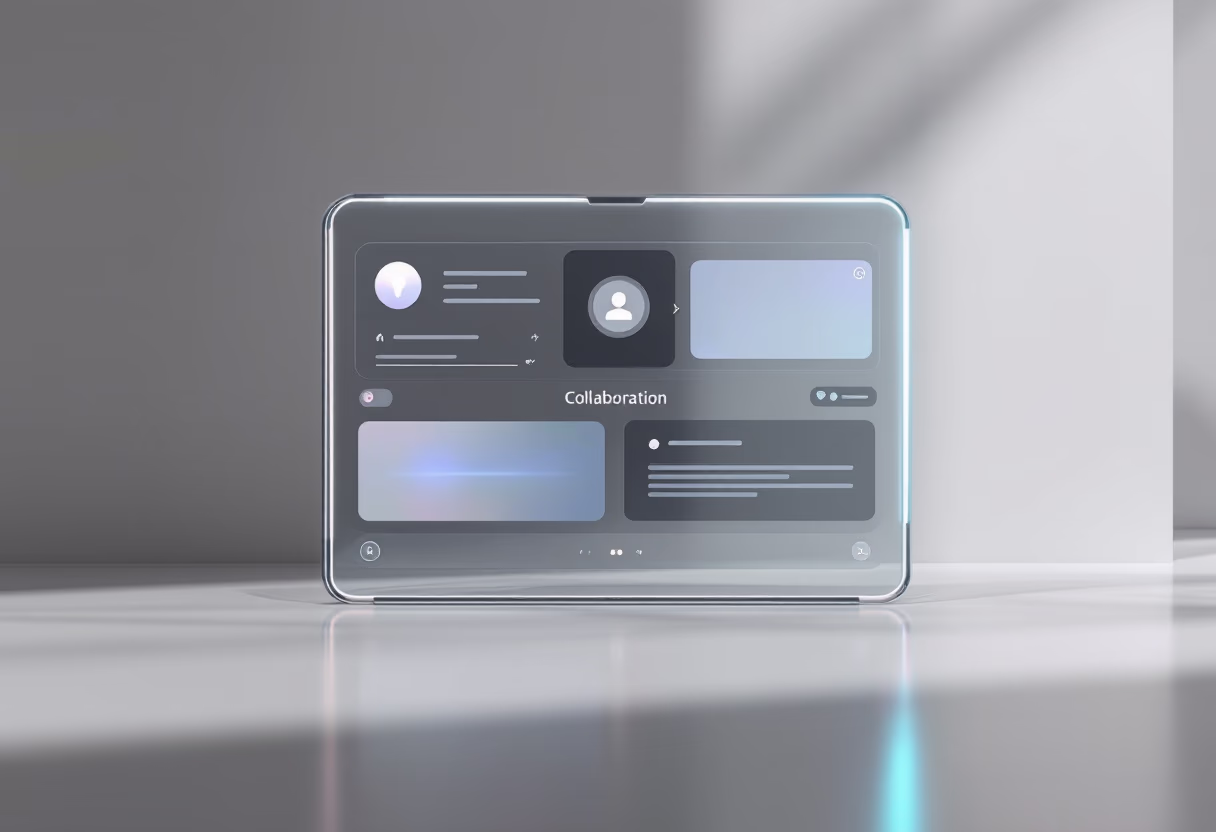 <subject>[interface] screenshot of collaboration interface (for a productivity tools business)</subject>