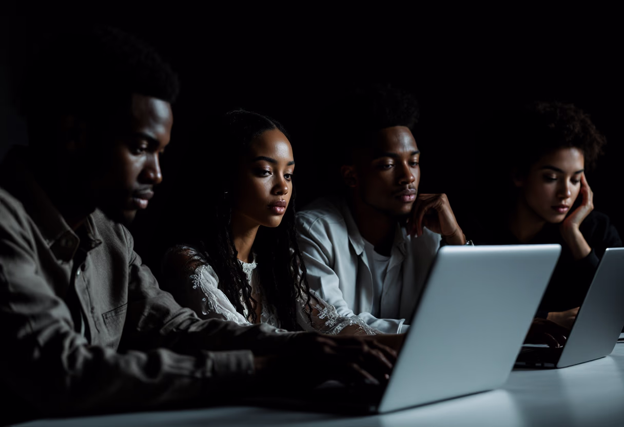 image of students engaging with the software (for a edtech)