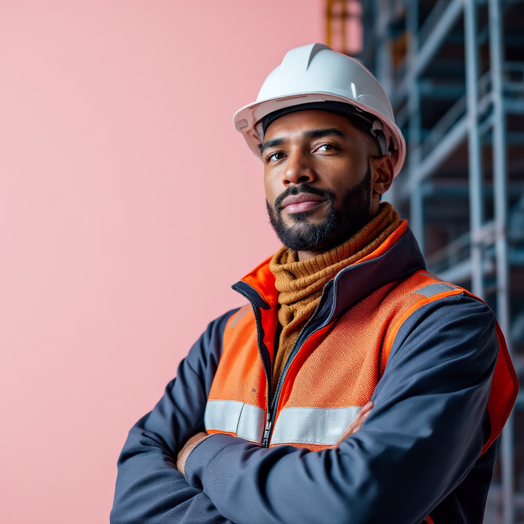 [team] image of team member (for a construction company)