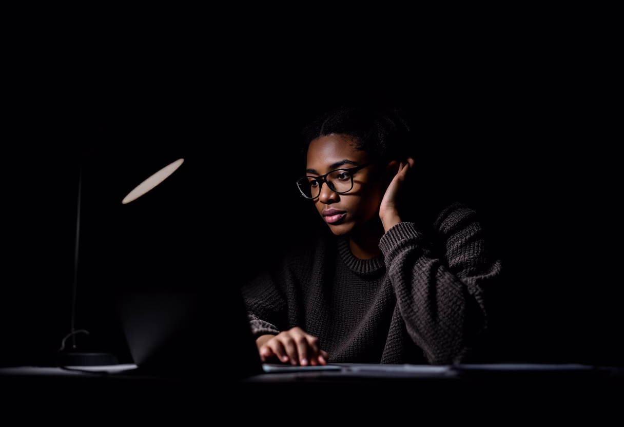 image of students attending an online class (for a edtech)