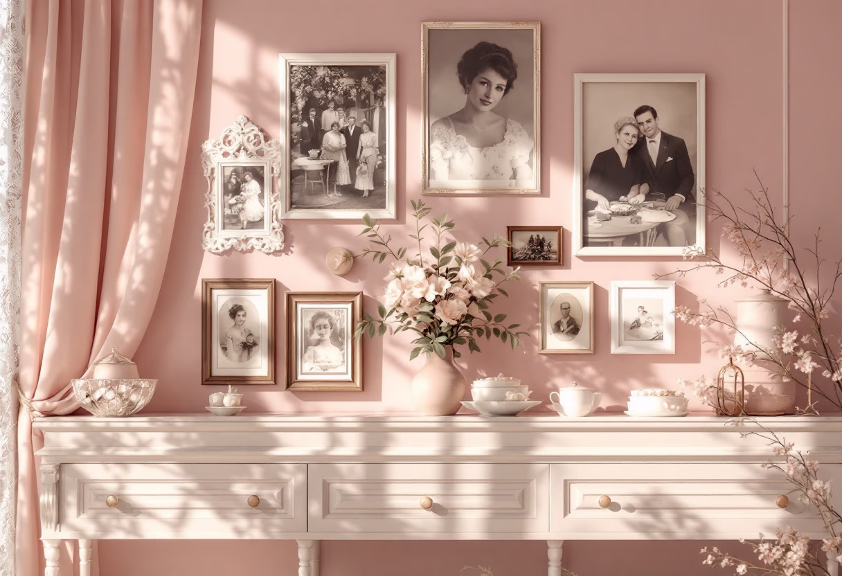 [background image] image of bakery's history wall