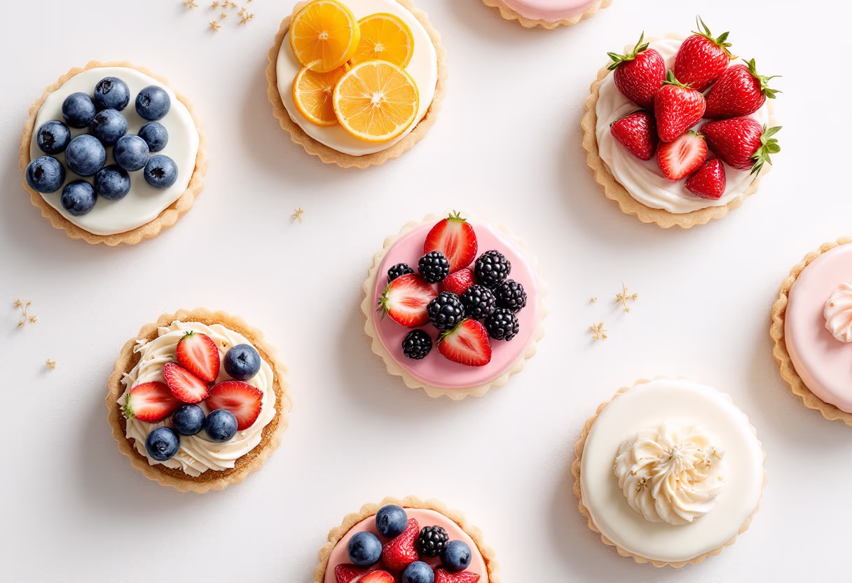 assorted baked goods for a bakery