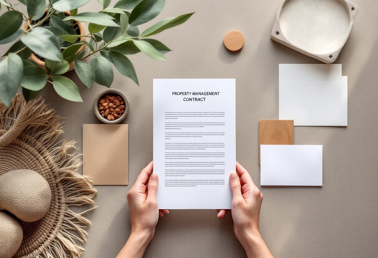 image of handshake over contract (for a property management company)