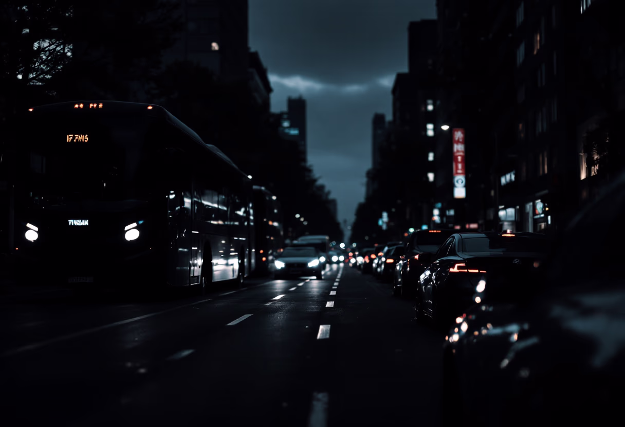 urban street with vehicles [background image]