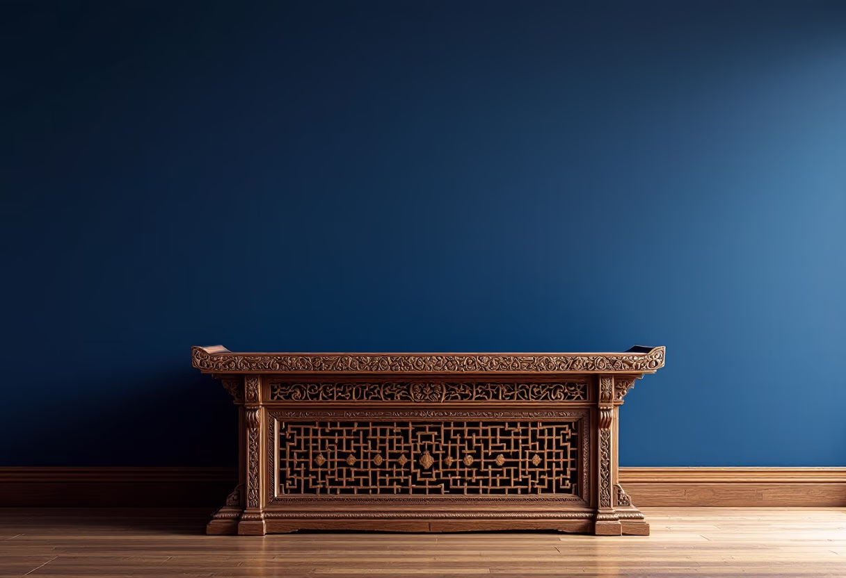 interior details for a buddhist monastery & temple