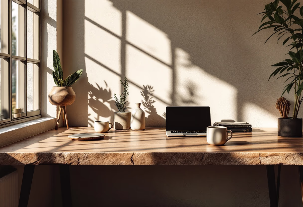 image of a business setting with digital devices