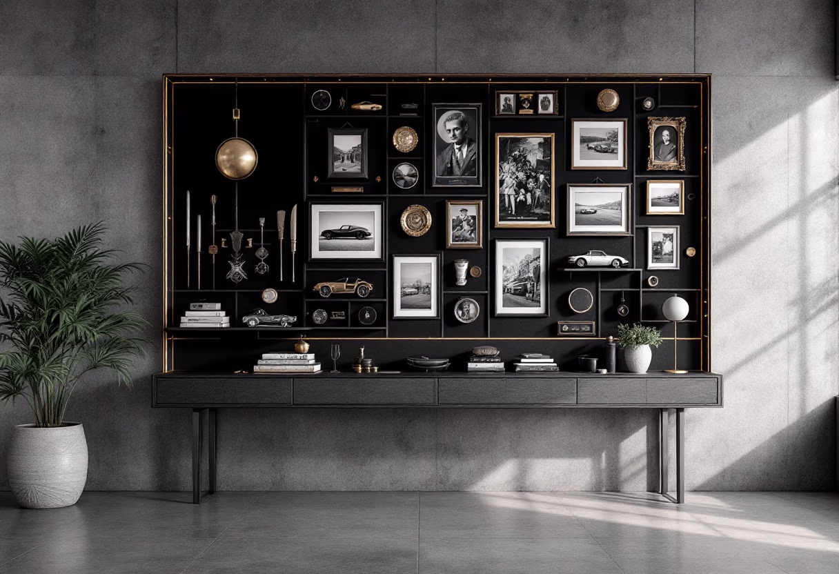 image of dealership history wall