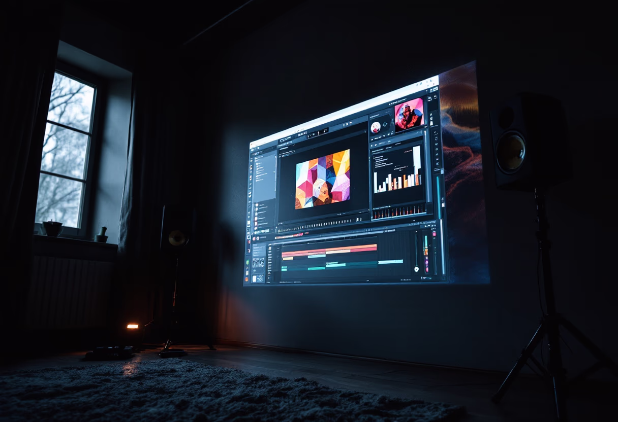 [digital project] image of editing software on a screen (for a music studio)