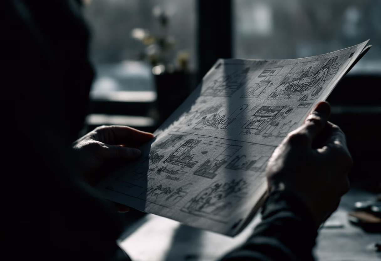 image of behind-the-scenes filming