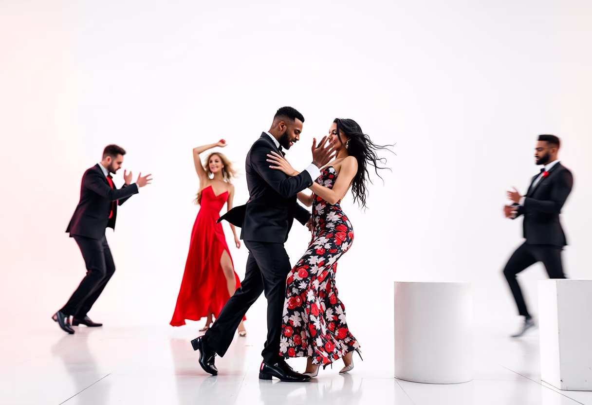 image of a wedding reception in action