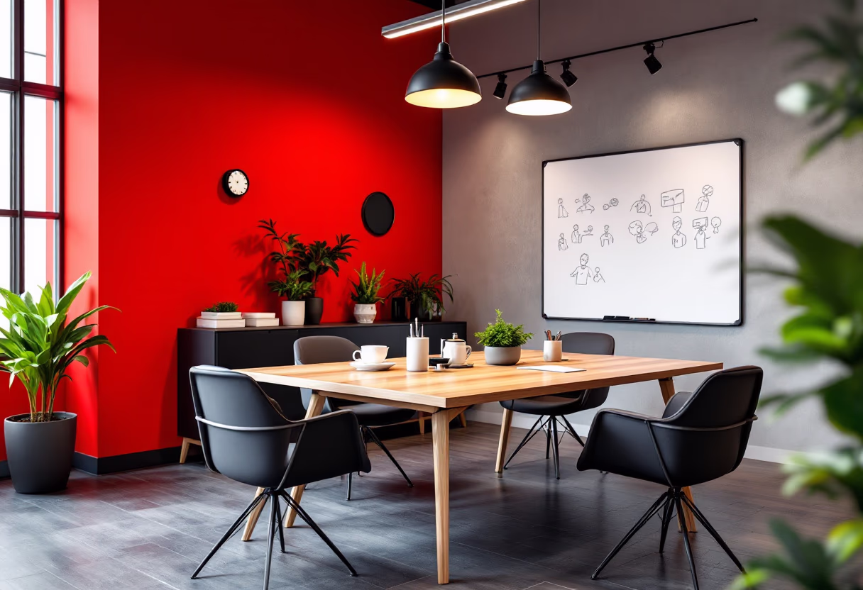 image of informal meeting setting (for a b2b saas)