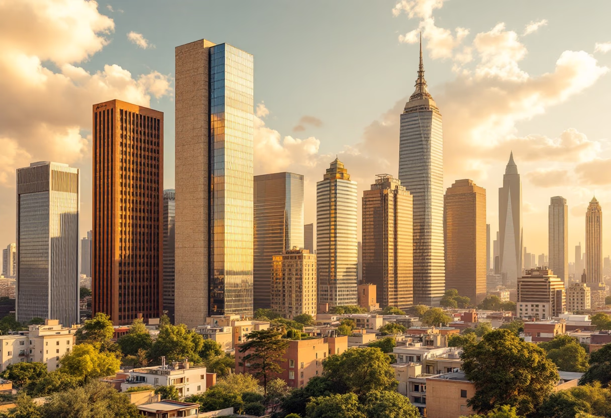 image of a city skyline