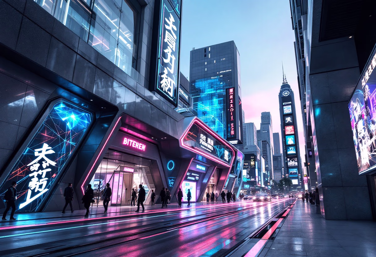 busy city street (for a pr firm)