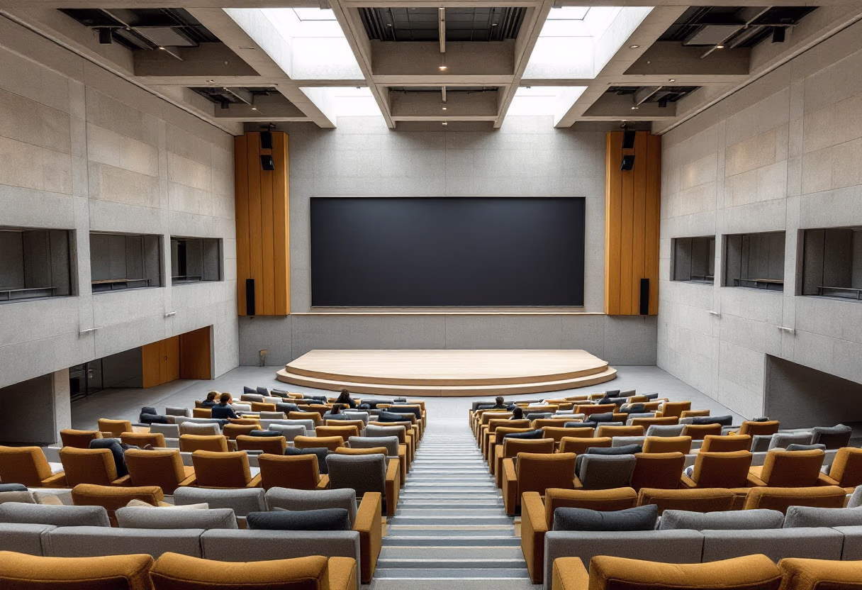 image of library or lecture hall (for a university)