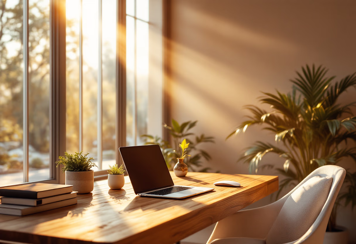 [background image] image of tech workspace (for an ai developer tools)