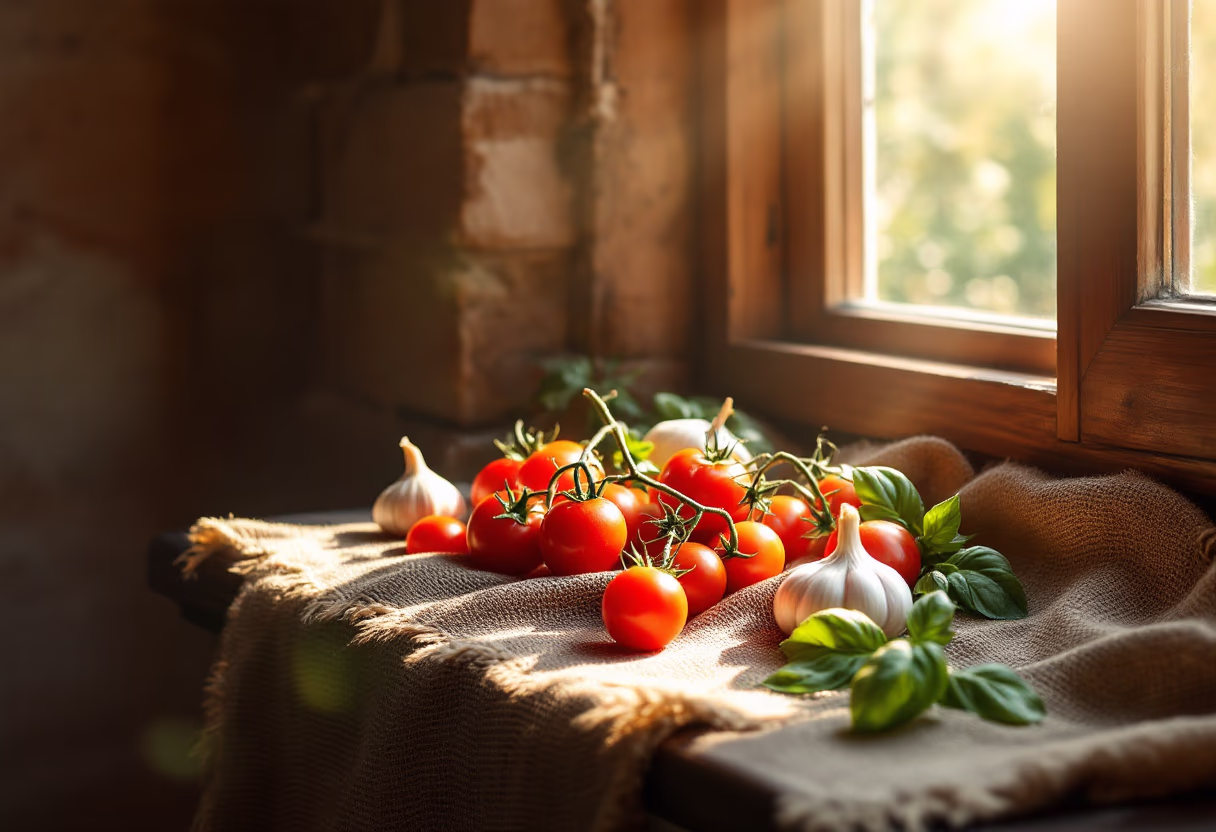 [background image] image of seasonal ingredients (for a fine dining restaurant)