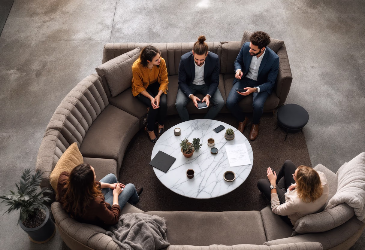 image of diverse group collaboration (for a hr tech)