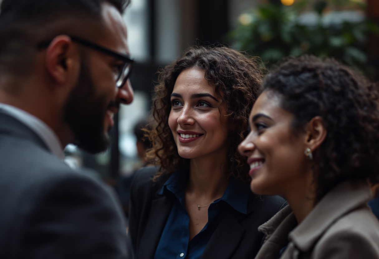 image of networking event (for a hr tech)