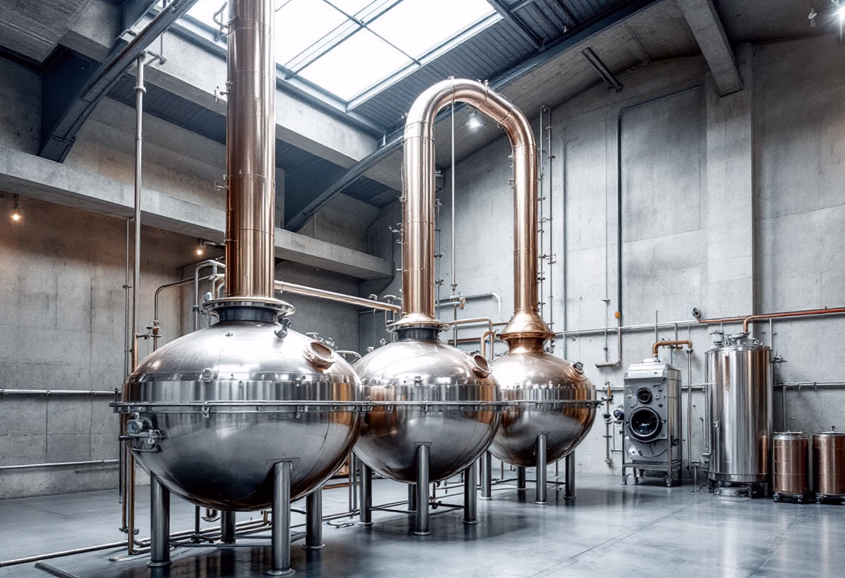 image of distillation equipment