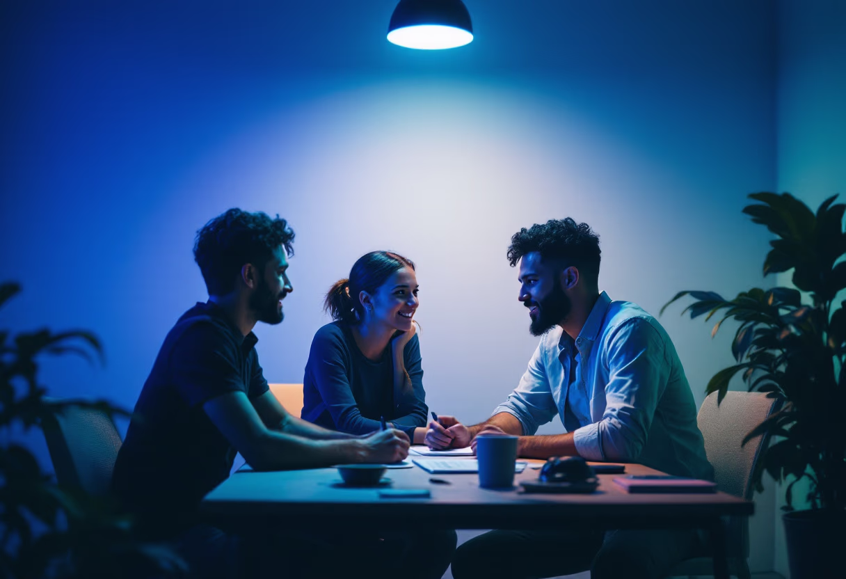 informal meeting setting for a b2b saas