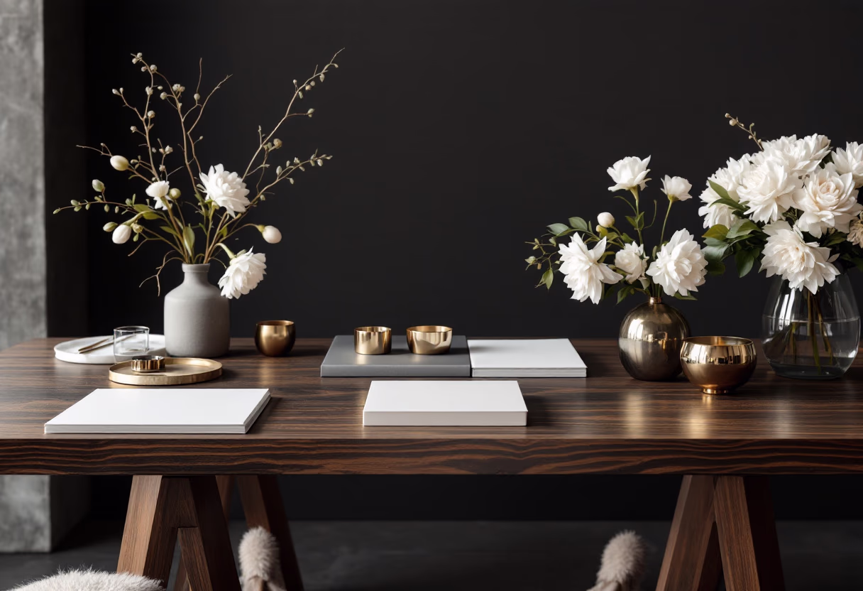 image of open house event setup