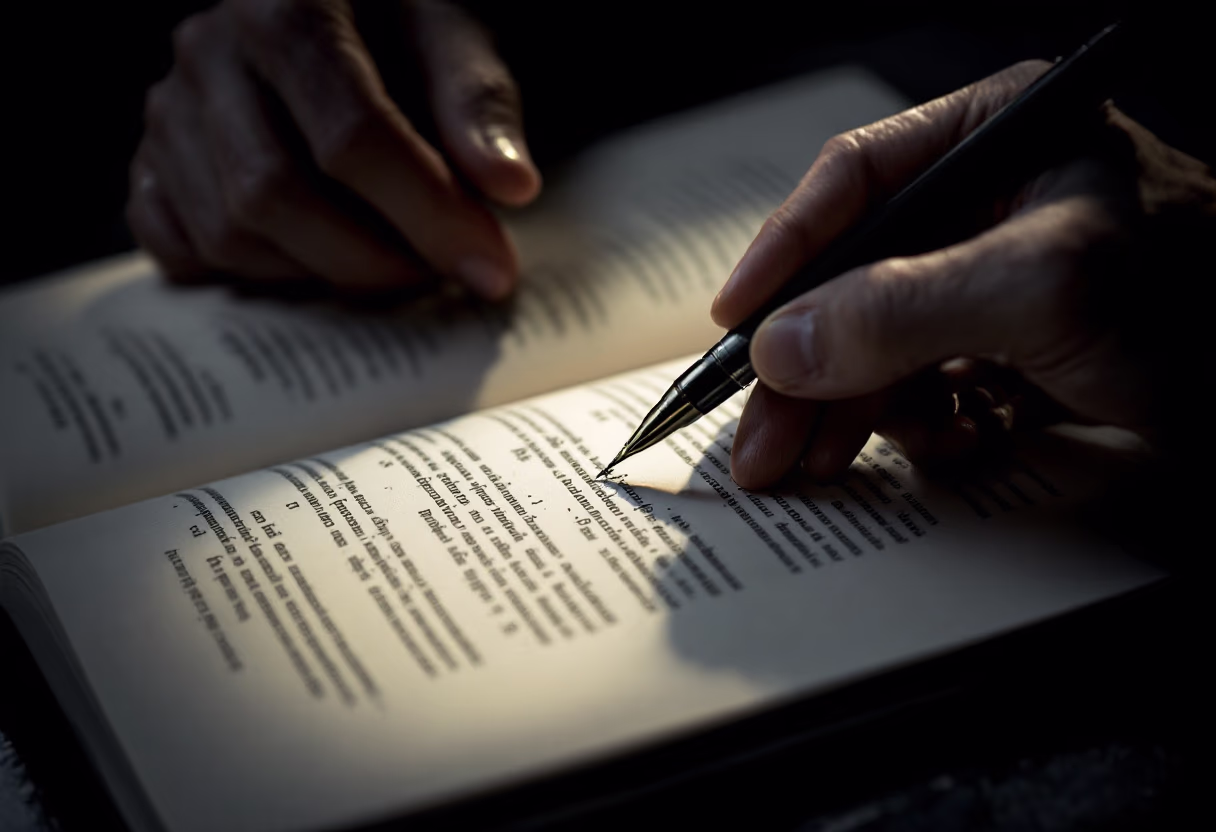image of author at a book signing