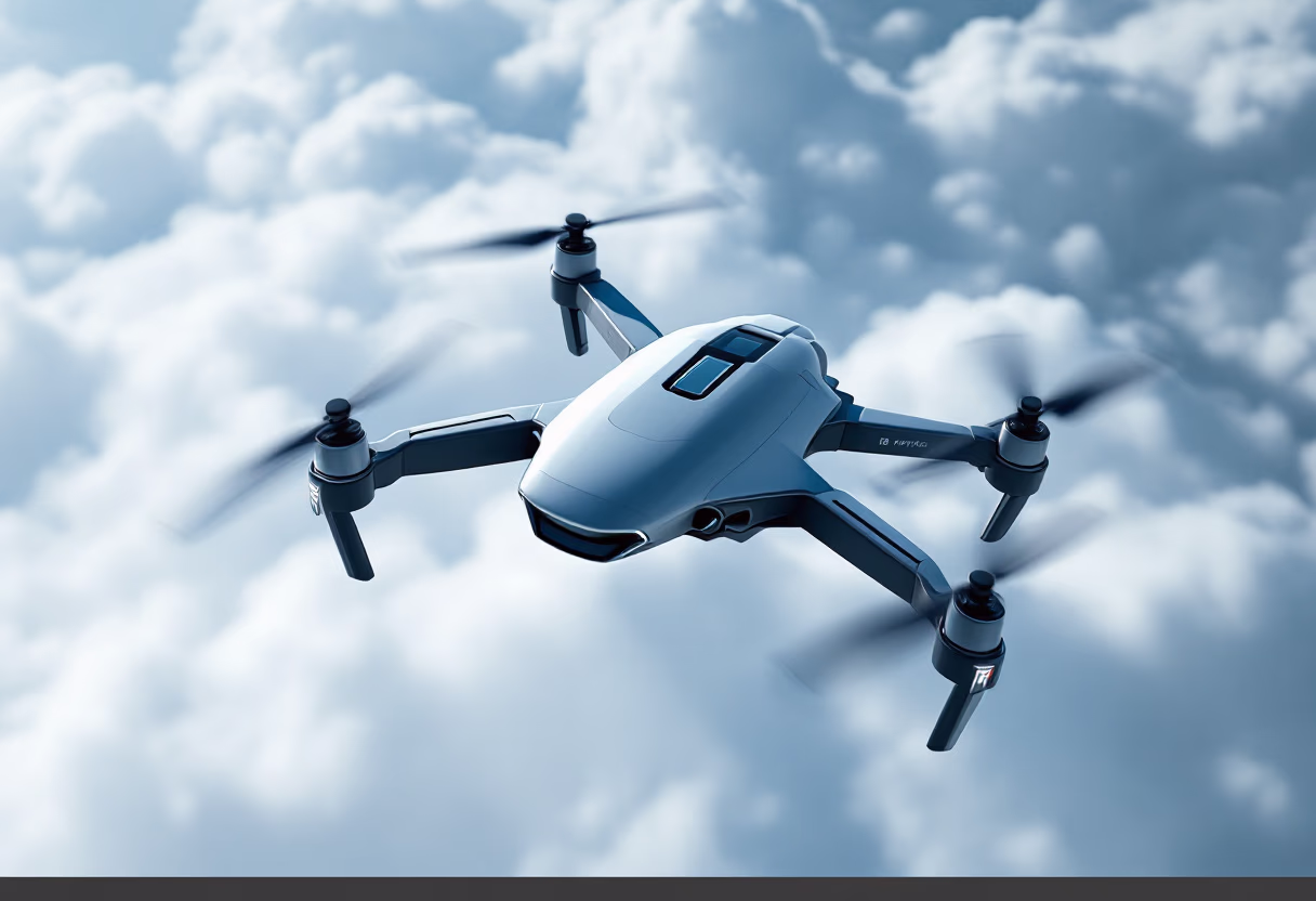 image of aircraft in flight (for an aviation service)