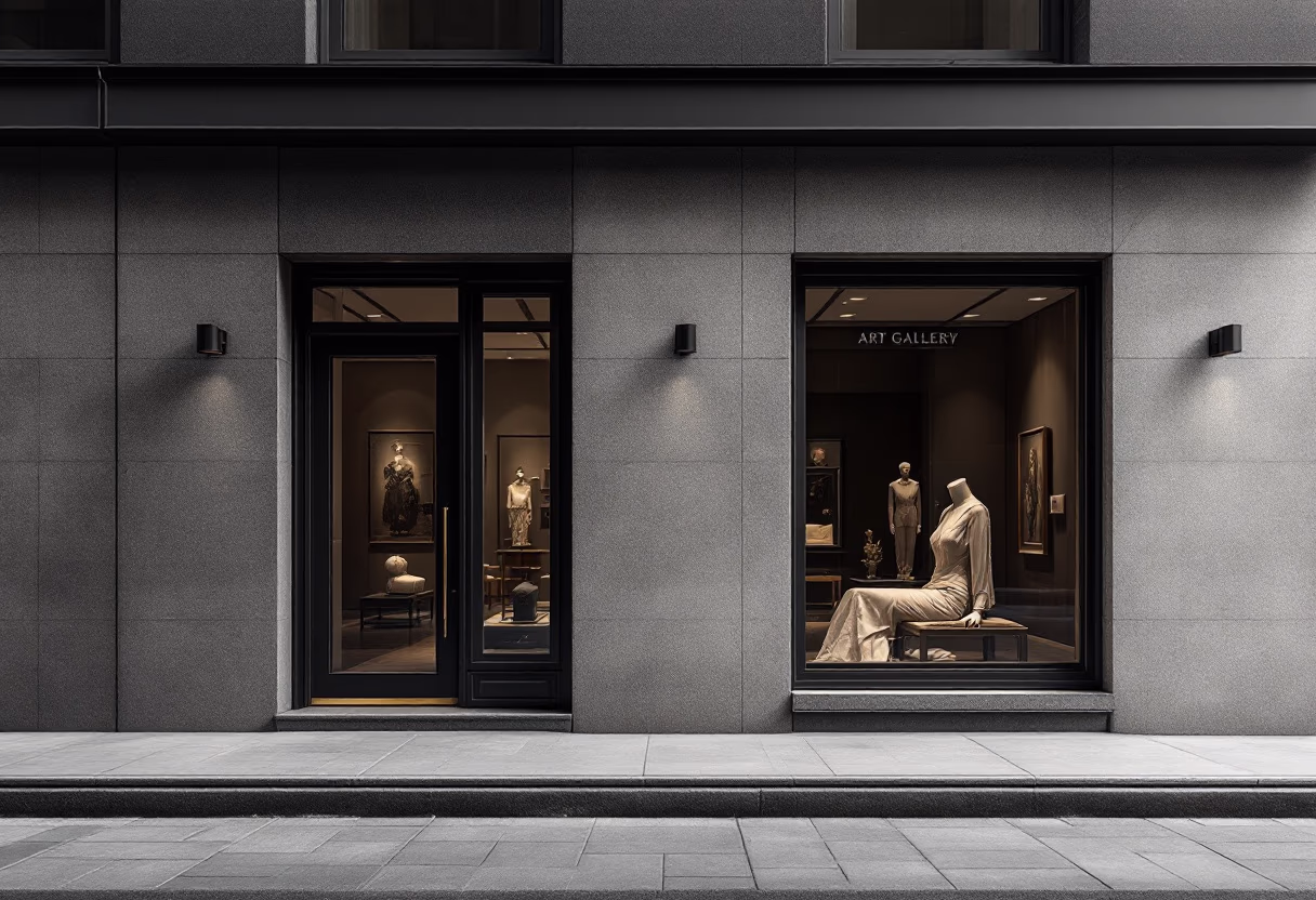 image of the art gallery facade