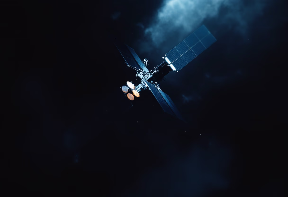 image of satellite communication service